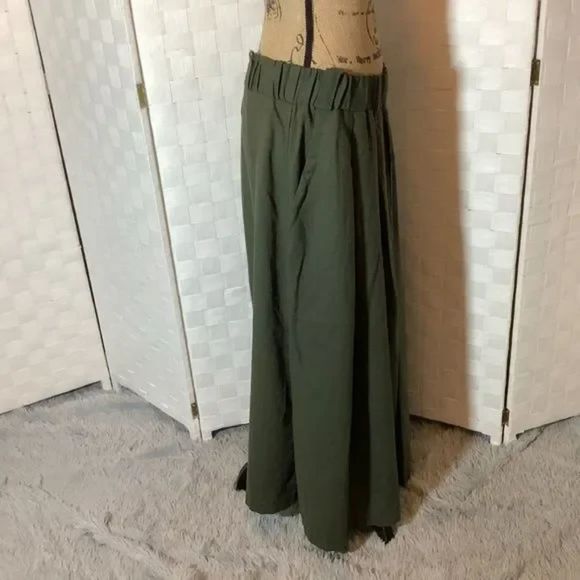 Vintage army green full skirt cosplay handmaids tale size 13/14 - Picture 3 of 8